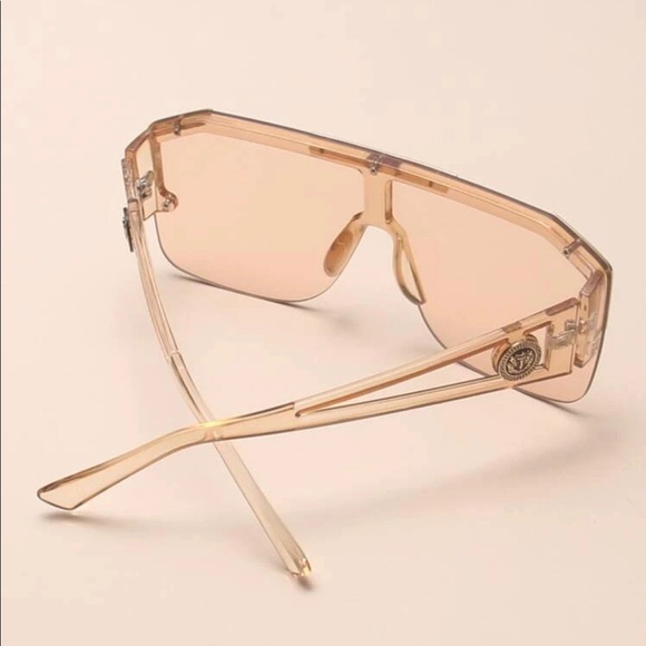 Oversized Rimless sunglasses - Picture 3 of 4